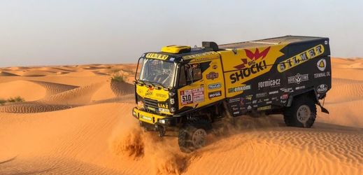 Kamion Martina Macíka před startem Rallye Dakar 2019.
