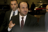 Hlavní vyjednávač syrské opozice Nasr Harírí.