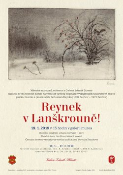 Muzeum v Lanškrouně na Orlickoústecku v sobotu 19. ledna zahájí výstavu grafik Bohuslava Reynka.