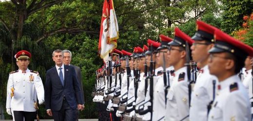 Premiér Andrej Babiš na návštěvě v Singapuru.
