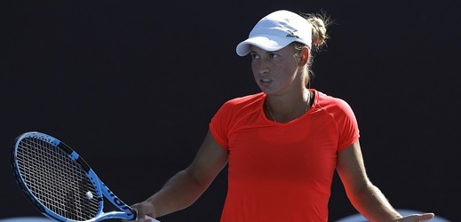 Ruská tenistka Julia Putincevová na Australian Open.