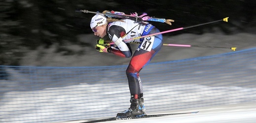 Česká biatlonistka Markéta Davidová (ilustrační foto).