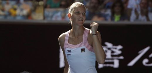 Karolína Plíšková postoupila suverénně mezi nejlepších osm tenistek úvodního grandslamu.