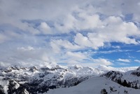 Alpské panorama.