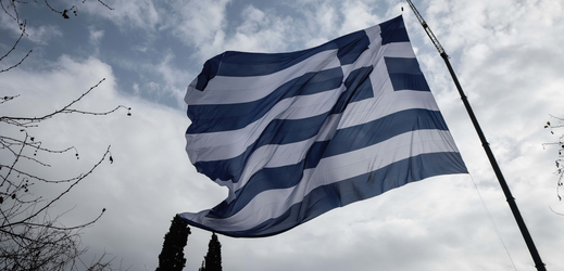 Řecká vlajka. 