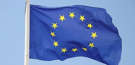Vlajka Evropské unie.