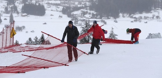 Sjezd Světového poháru mužů v Garmisch-Partenkirchenu se dnes kvůli počasí neuskuteční.