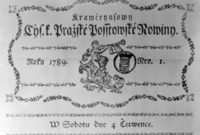 Pražské poštovské noviny vycházely jen ve dnech, kdy jezdila pošta.