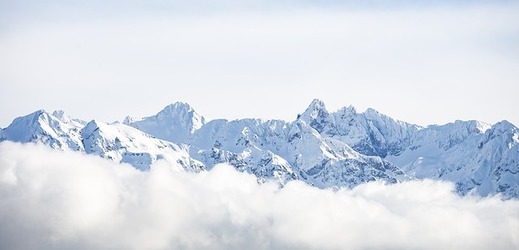 Pohled na Alpy.