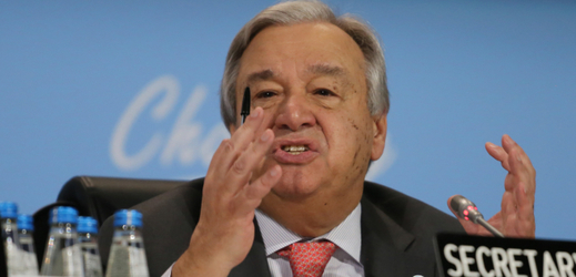 Generálního tajemník OSN António Guterres.