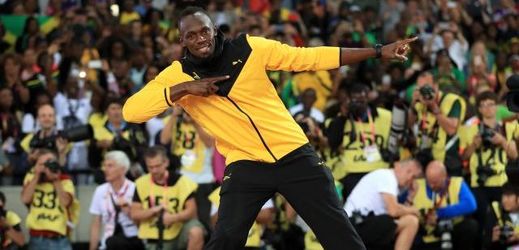 Usain Bolt po jednom ze svých skvělých vystoupeních.