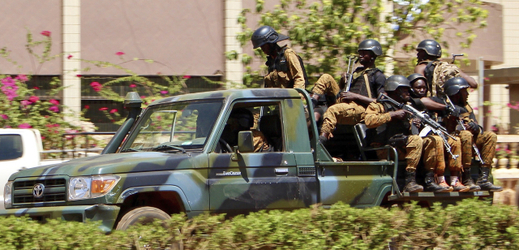 Vojáci z Burkiny Faso.