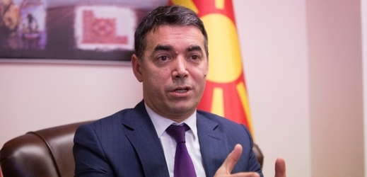 Makedonský ministr zahraničí Nikola Dimitrov.