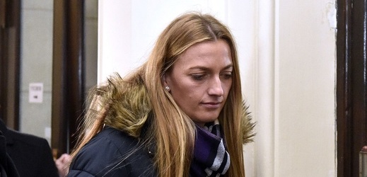 Petra Kvitová se dostavila k soudu.