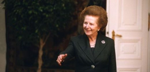 Britská konzervativní premiérka Margaret Thatcherová.