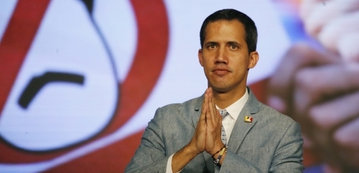 Venezuelský opoziční vůdce Juan Guaidó.