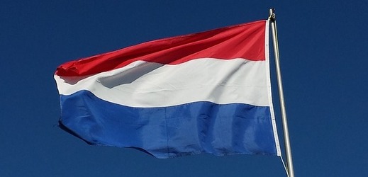 Vlajka Nizozemí.