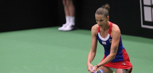 Karolína Plíšková si s rumunskou soupeřkou poradila a ve Fed Cupu získala první bod.