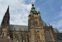Katedrála svatého Víta na Pražském hradě.
