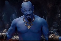 Will Smith jako Džin v připravované hrané Disneyho pohádce Aladin.