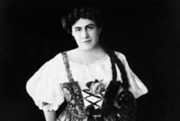 Ema Destinová jako  Mařenka v New Yorku v roce 1909.