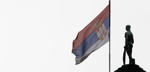Vlajka Srbska.