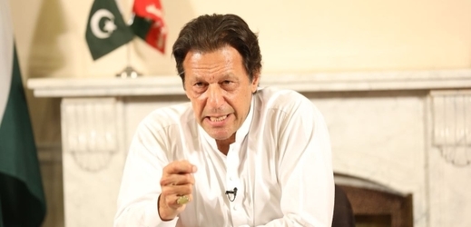 Pákistánský premiér Imran Chán.