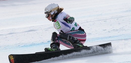 Snowboardistka Ester Ledecká skončila po pádu ve čtvrtfinále v paralelním slalomu v čínském Secret Garden pátá (ilustrační foto).