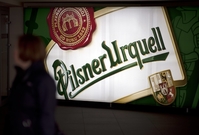 Pilsner Bier (Plzeňské pivo).