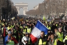 Protesty žlutých vest v Paříži.