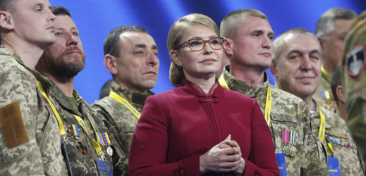 Favoritka ukrajinských voleb Julija Tymošenková.