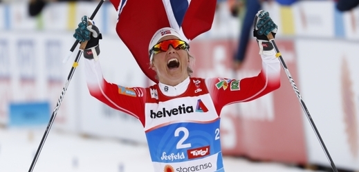 Běžkyně na lyžích Therese Johaugová. 