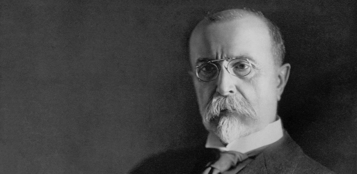 První československý prezident Tomáš Garrigue Masaryk.