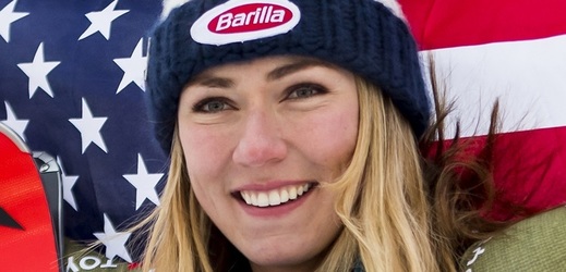 Americká lyžařka Mikaela Shiffrinová.