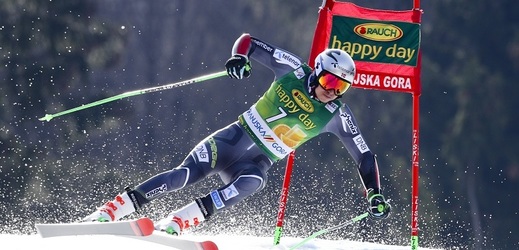 Norský lyžař Henrik Kristoffersen vede po prvním kole obří slalom Světového poháru v Kranjské Goře.