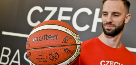 Basketbalový reprezentant Vojtěch Hruban. 