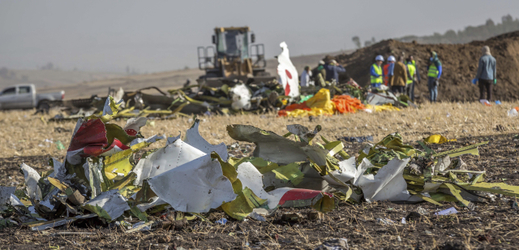 Nehoda Boeingu 737 MAX v Etiopii. 