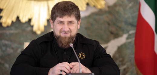 Vůdce autonomního Čečenska Ramzan Kadyrov.