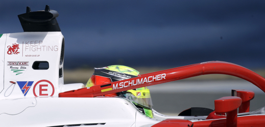 Schumacherův syn Mick ve svém monopostu. 