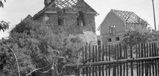 Jedna z mnoha zničených obcí na Neveklovsku - Třebsín.
