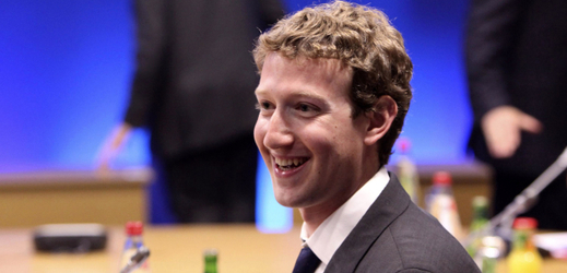 Zakladatel a šéf společnosti Facebook Mark Zuckerberg.