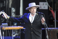 Hudebník Bob Dylan. 