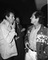 Miloš Forman s americkým herecm Jackem Nicholsonem, se kterým natočil film Přelet nad kukaččím hnízdem. (FOTO: ZUMA/Keystone Press Agency).
