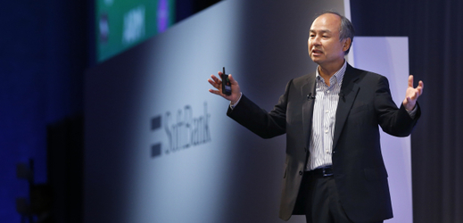 Šéf SoftBank Masajoši Son.