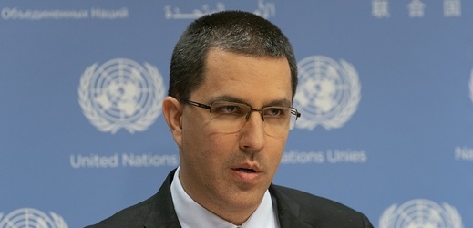 Venezuelský ministr zahraničí Jorge Arreaza.
