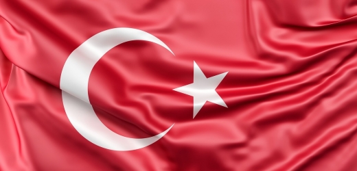 Turecká vlajka. 