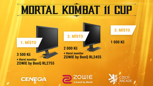 Blíží se turnaj v Mortal Kombat 11 o finanční odměnu a Zowie monitory. Finále proběhne off-line