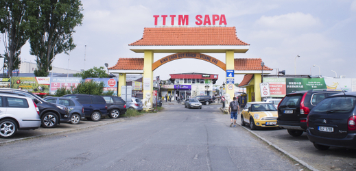 Vietnamská tržnice Sapa.