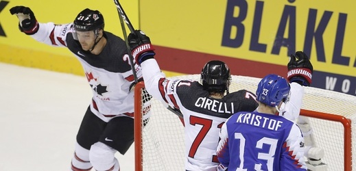 Kanada přetlačila Slovensko gólem v samotném závěru.