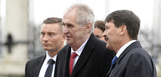 Miloš Zeman navštívil 15. května 2019 v Budapešti maďarského prezidenta Jánose Ádera (vpravo).